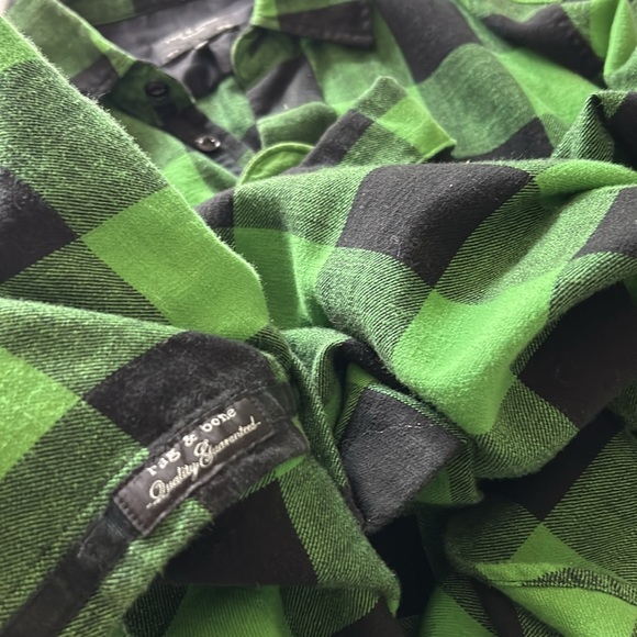 Rag & Bone men’s flannel size M - Picture 3 of 3